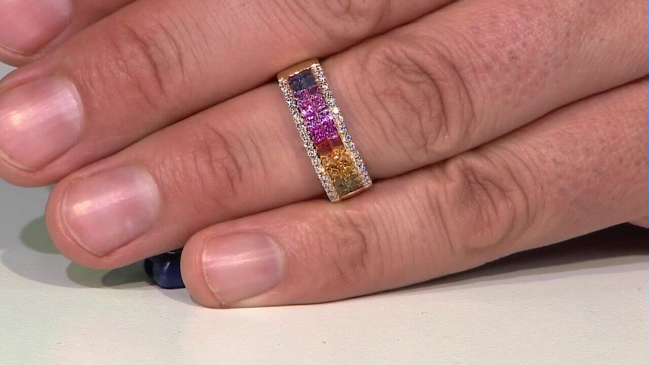 Video Anillo en oro con Zafiro (CIRARI)