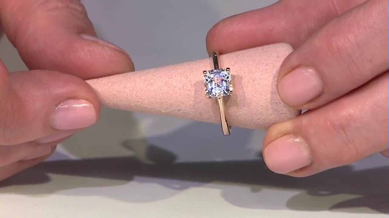 Video Anillo en plata con Topacio blanco