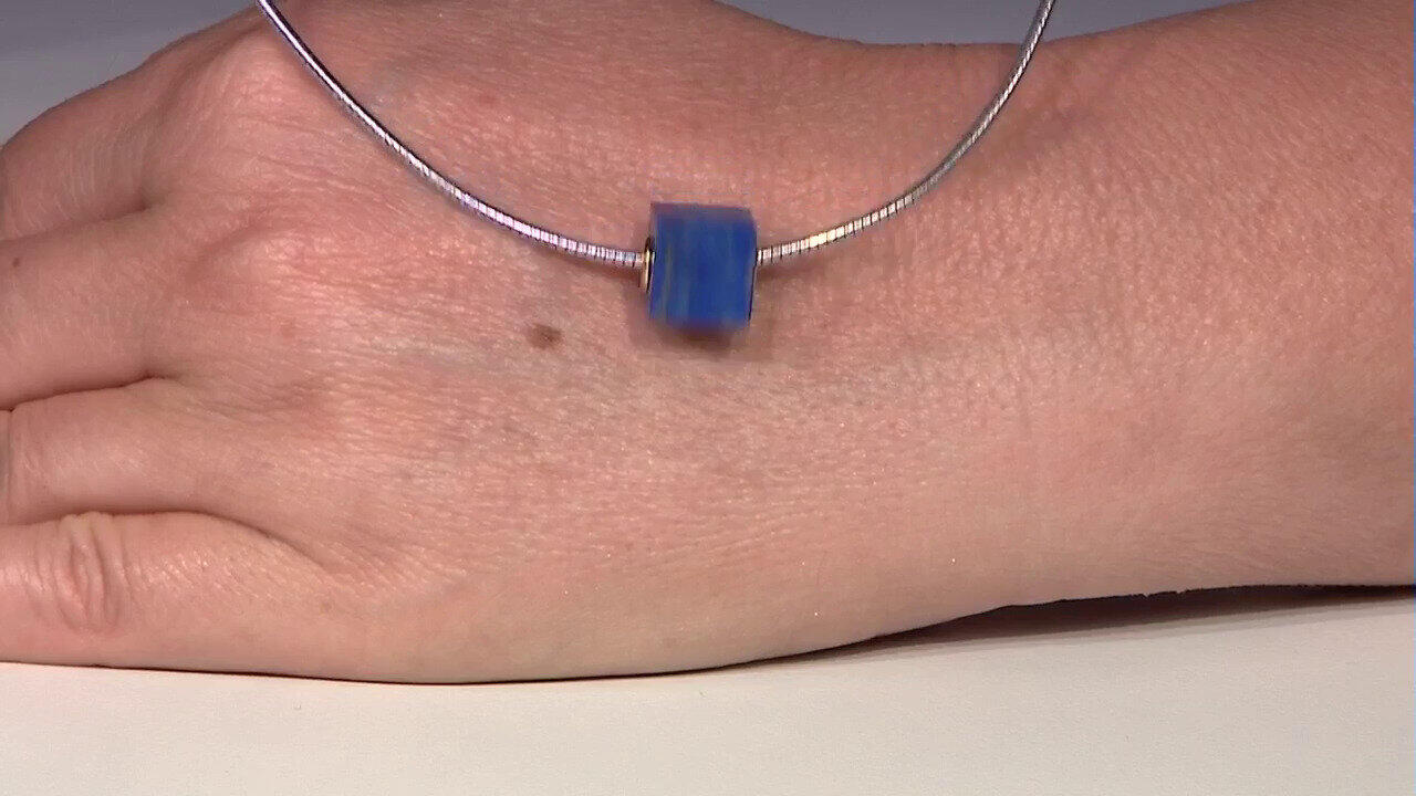 Video Lapis Lazuli Silver Pendant (MONOSONO COLLECTION)