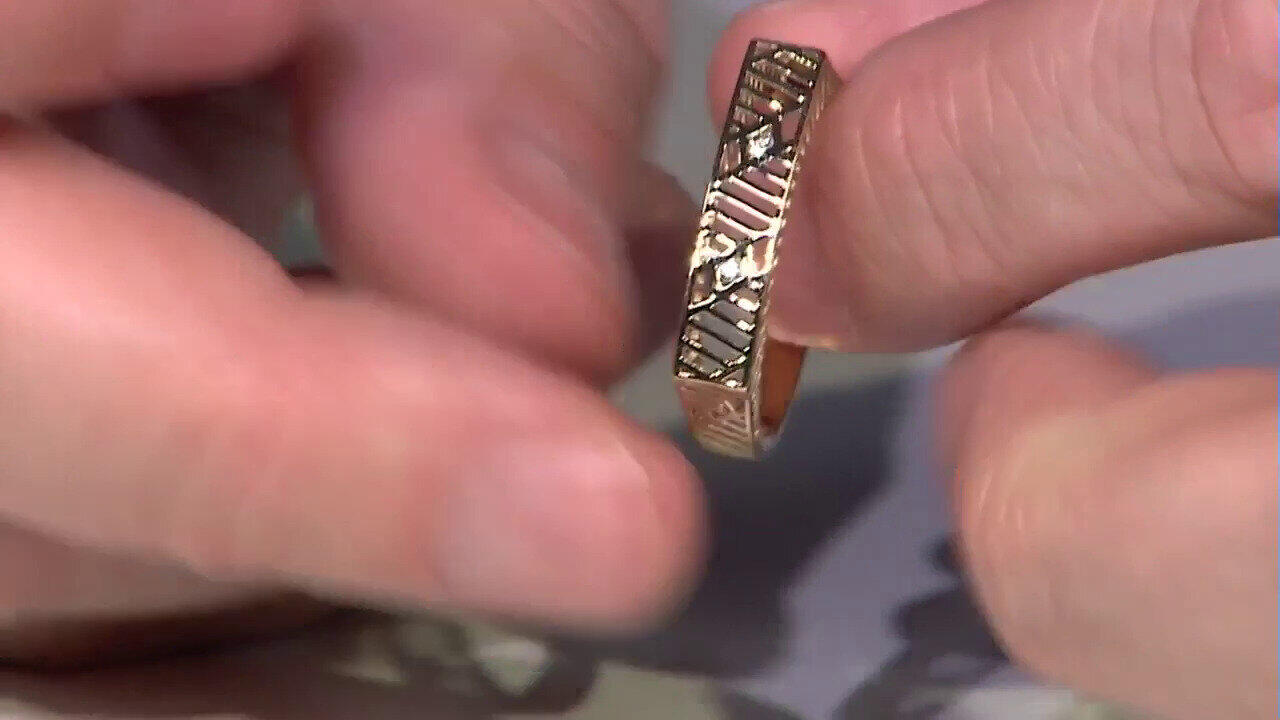 Video Gouden ring met I2 (J) Diamanten (Ornaments by de Melo)