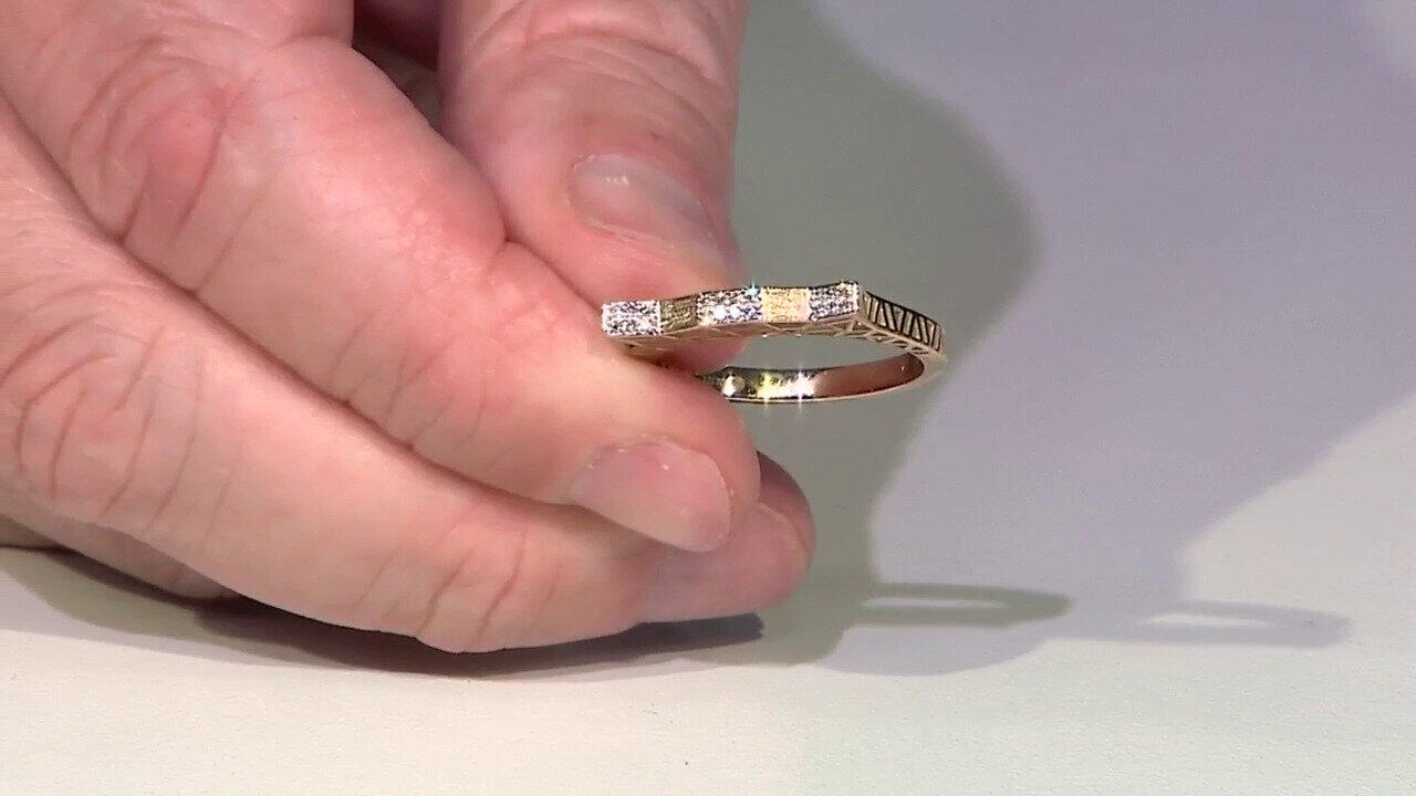 Video Anillo en oro con Diamante I2 (I) (Ornaments by de Melo)