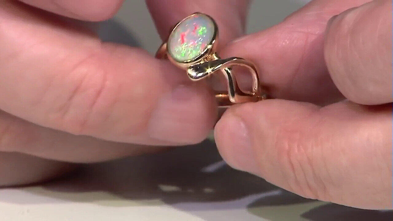 Video Roter Burmesischer Spinell-Goldring (de Melo)