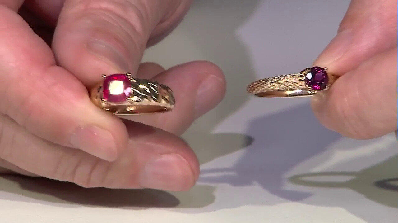 Video Bague en or et Rubis de Madagascar (de Melo)