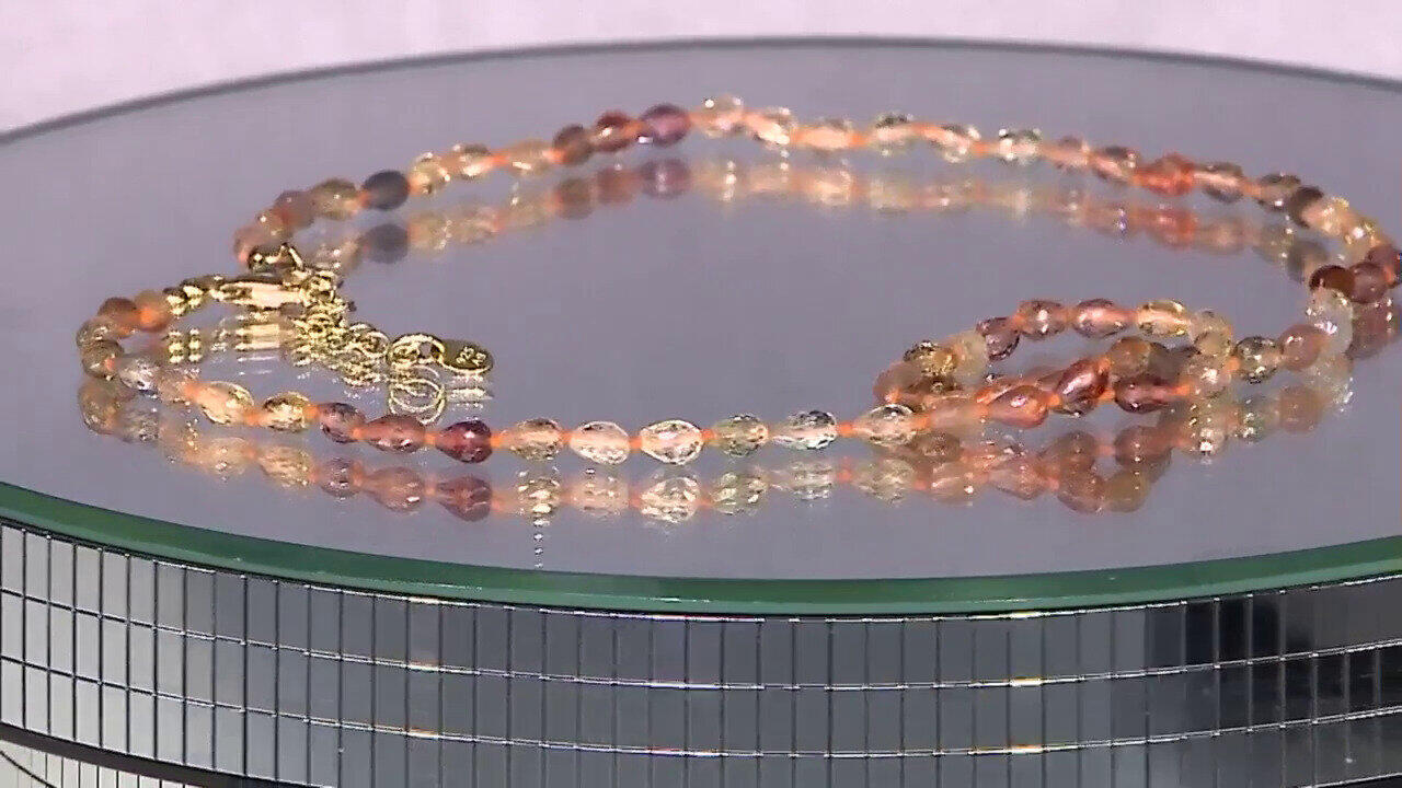 Video Collana in argento con Zircone Canarino (Adela Silber)
