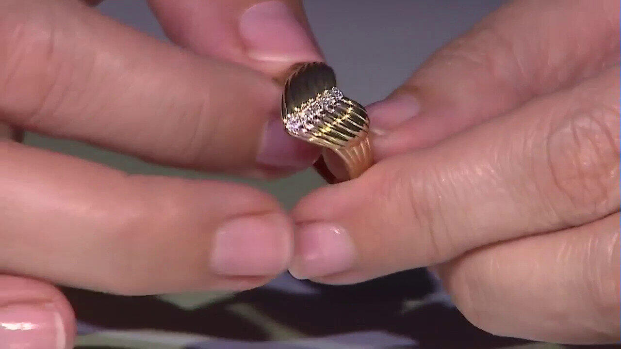 Video SI1 (G) Diamond Silver Ring (Annette)