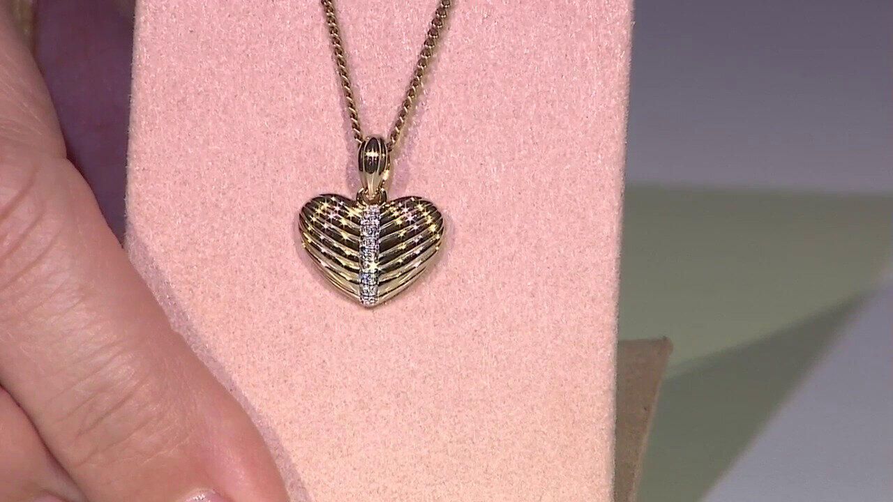 Video SI1 (G) Diamond Silver Pendant (Annette)