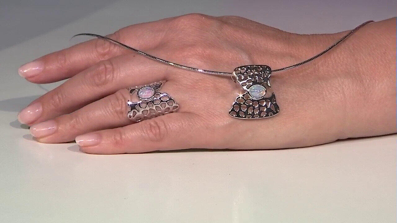 Video Welo-Opal-Silberring (MONOSONO COLLECTION)