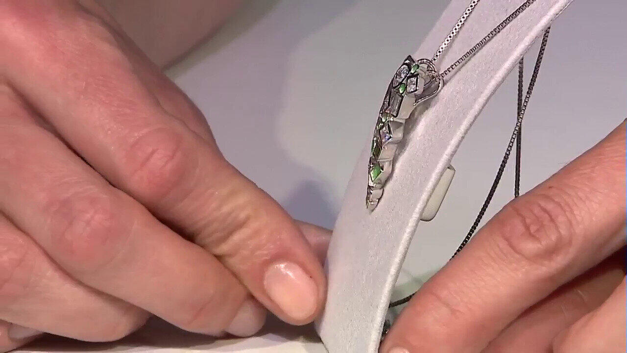 Video Ciondolo in argento con Zircone (SAELOCANA)
