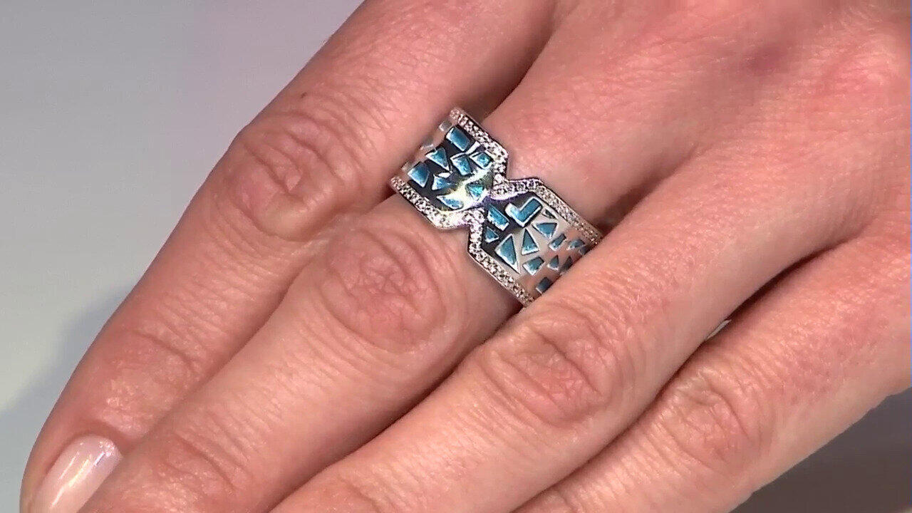 Video Bague en argent et Zircon (SAELOCANA)
