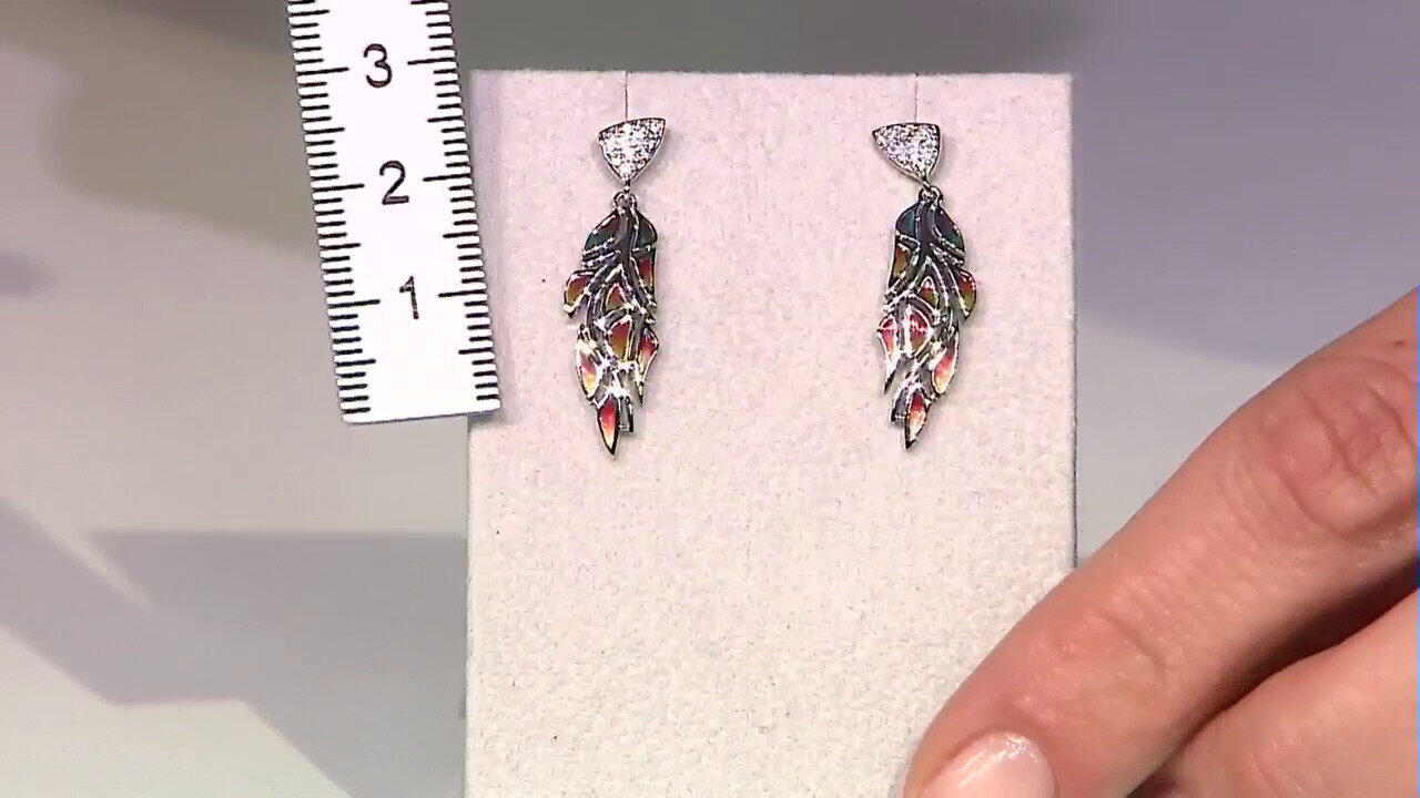 Video Boucles d'oreilles en argent et Zircon (SAELOCANA)
