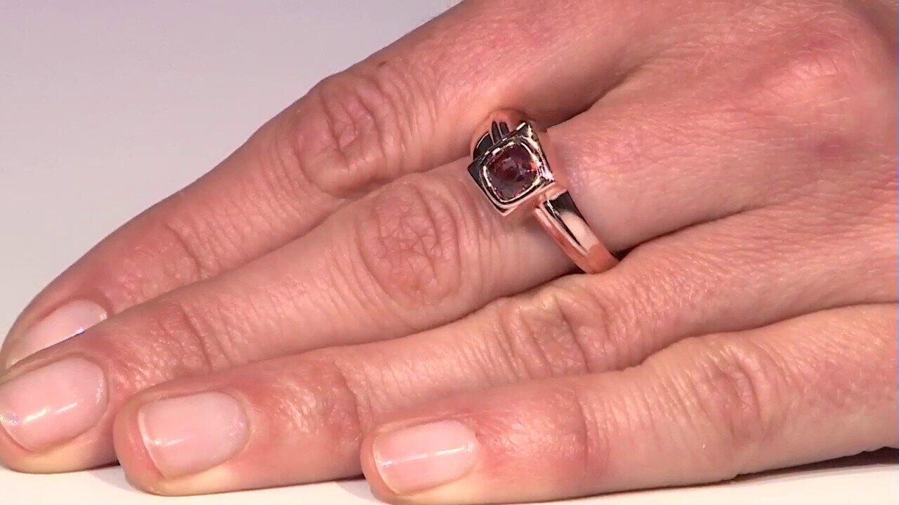 Video Anello in argento con Zircone Rosa (SAELOCANA)