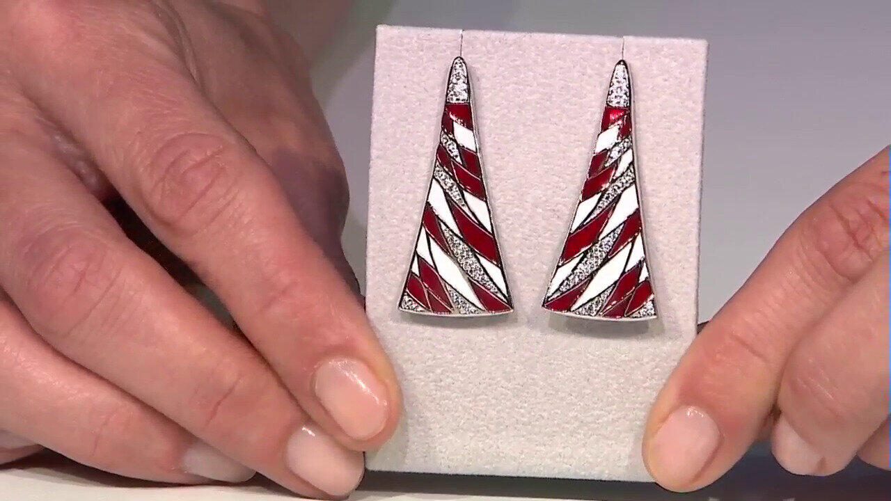 Video Orecchini in argento con Zircone (SAELOCANA)