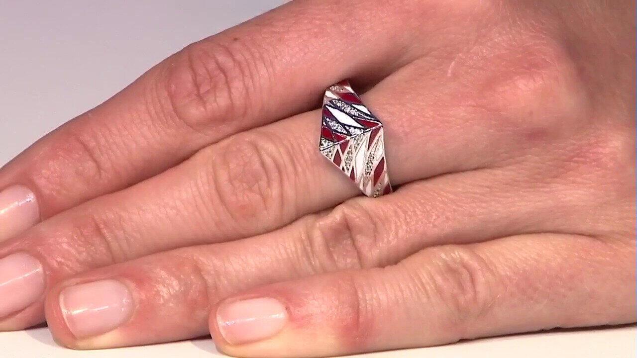 Video Anello in argento con Zircone (SAELOCANA)