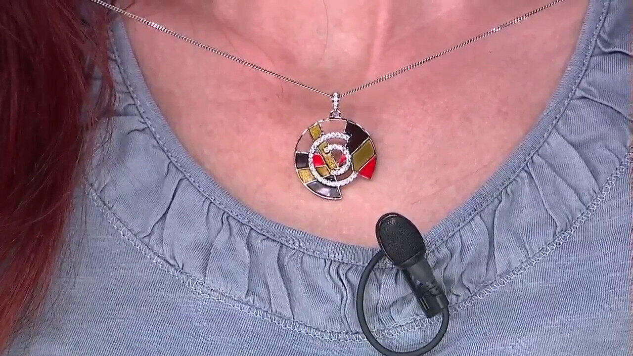 Video Zircon Silver Pendant (SAELOCANA)