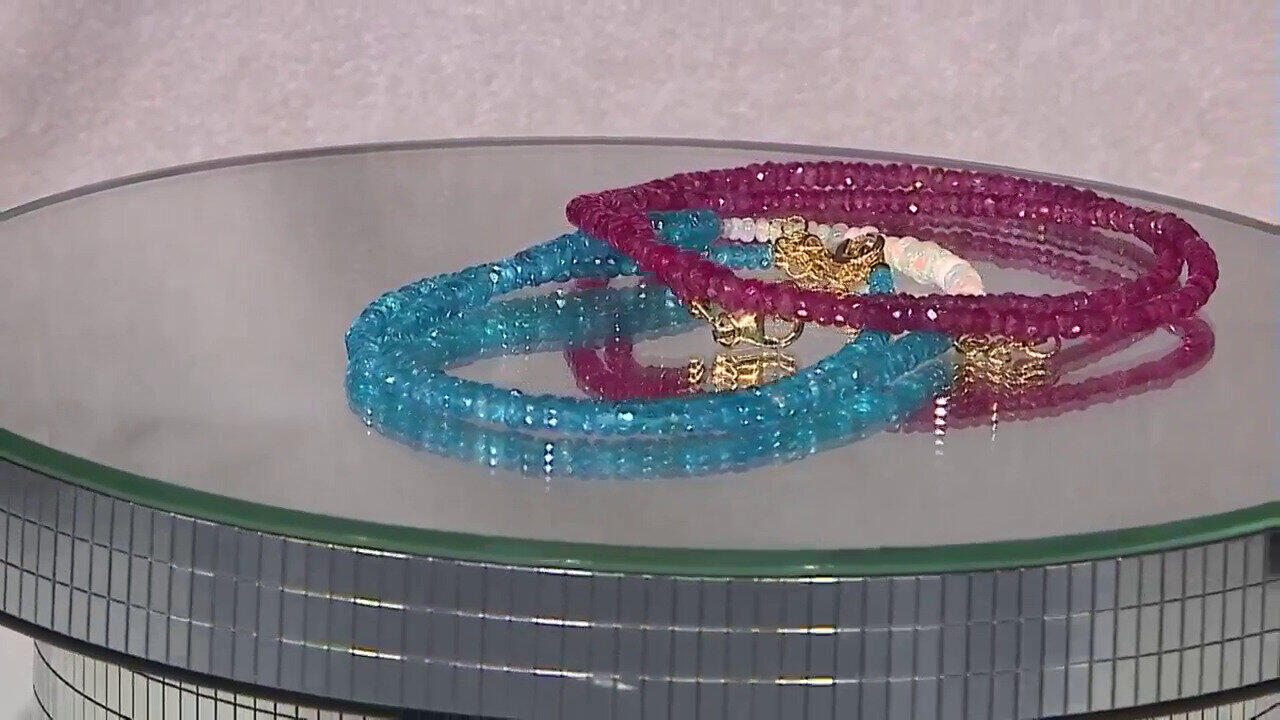Video Collier en argent et Emeraude (Riya)