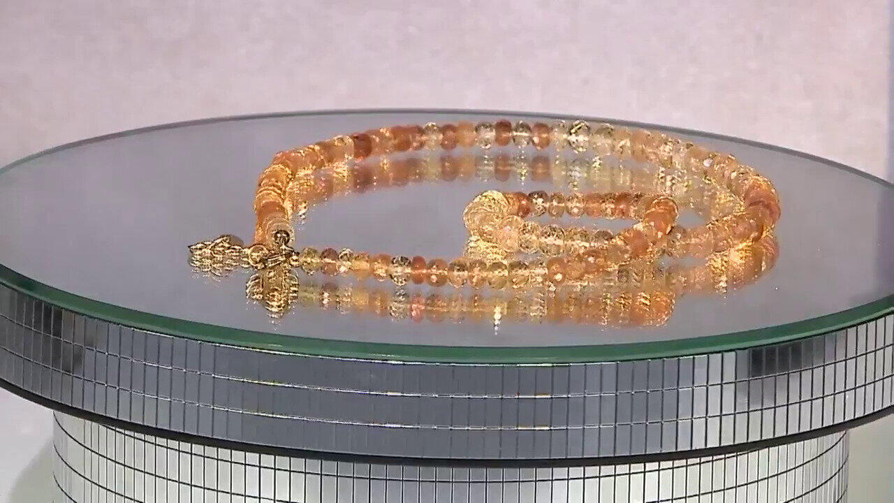 Video Collier en argent et Topaze impériale