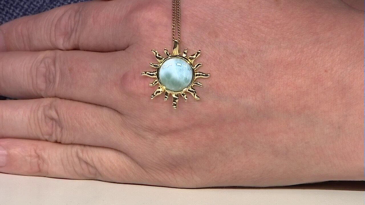 Video Colgante en plata con Larimar