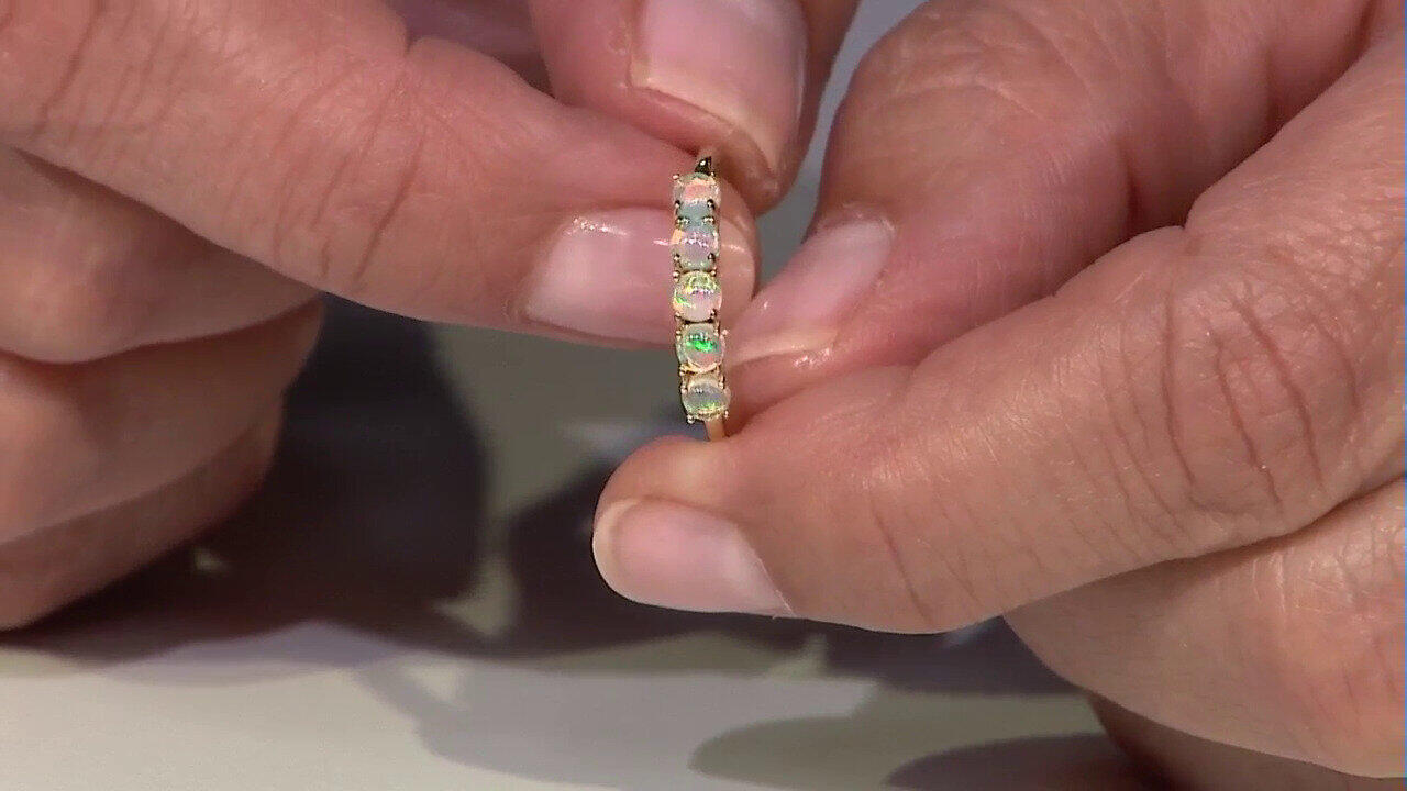 Video 9K Welo Opal Gold Ring