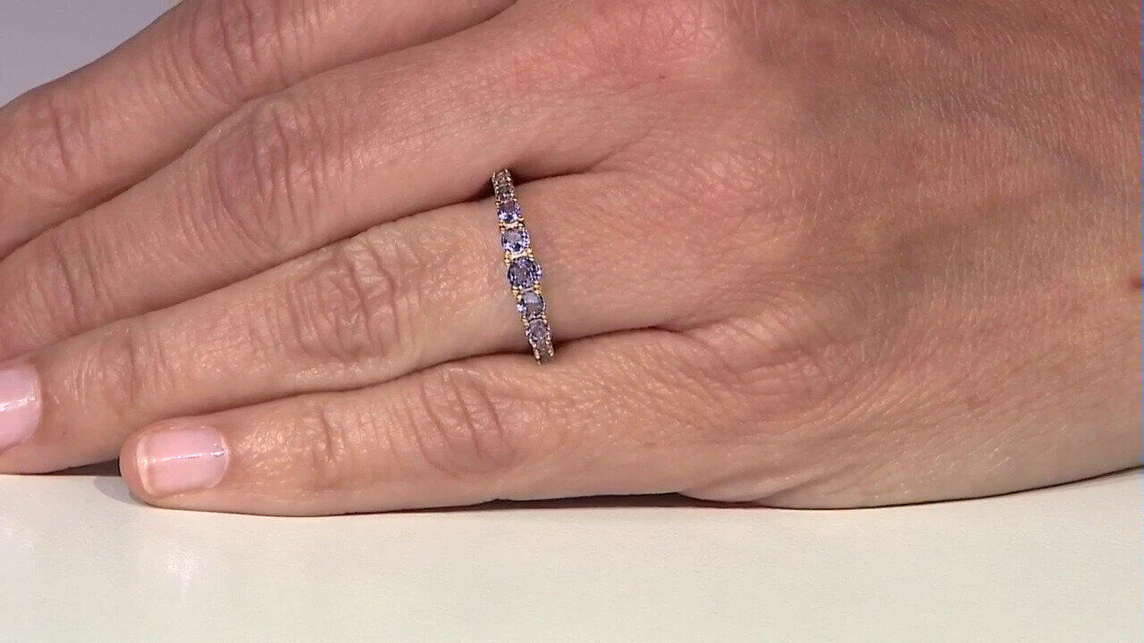 Video Tanzanite Silver Ring