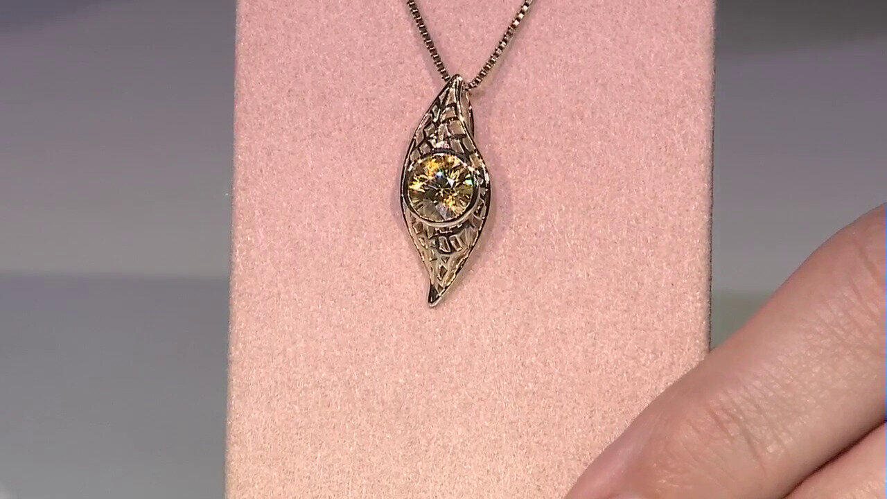 Video Gelber Zirkon-Goldanhänger (Ornaments by de Melo)