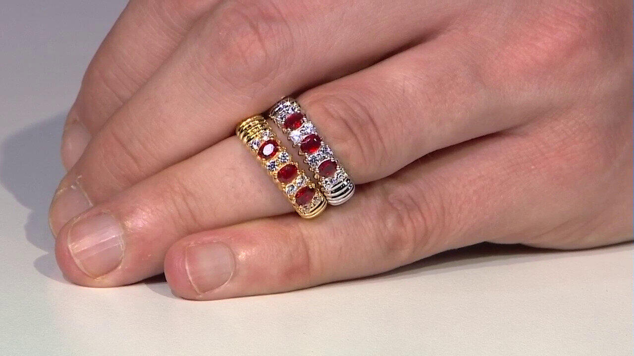 Video Bague en argent et Rubis de Tanzanie (de Melo)