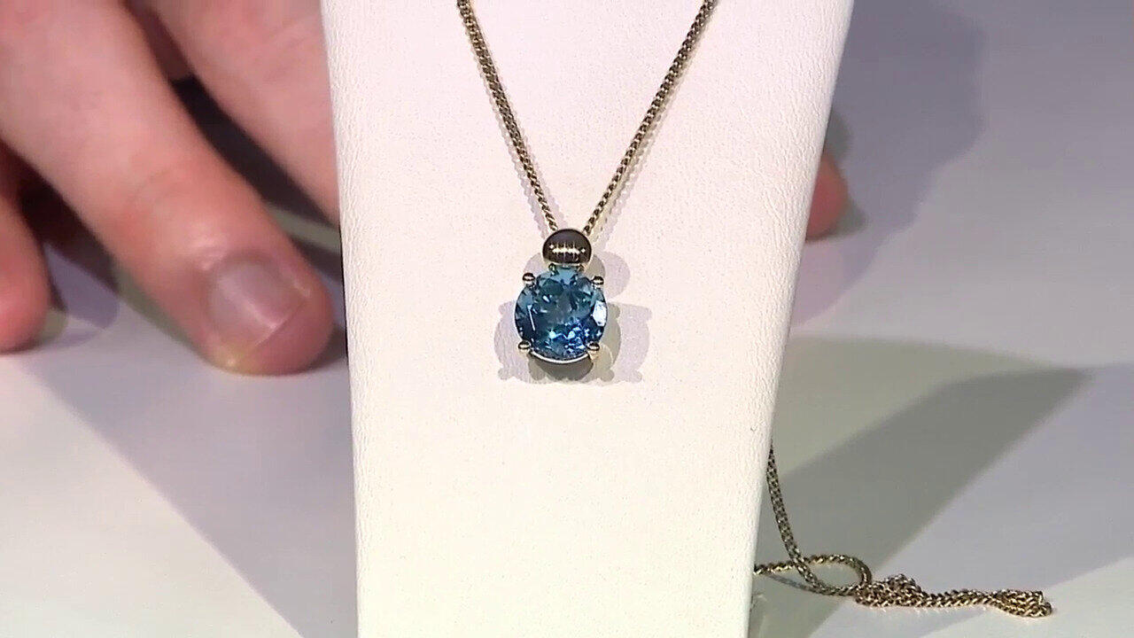 Video Pendentif en or et Topaze de Marambaia (de Melo)