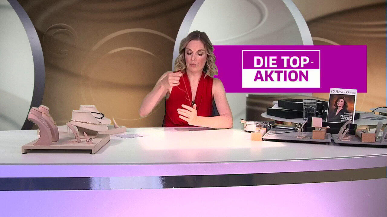 Video I2 Schokoladen-Brillant-Goldanhänger