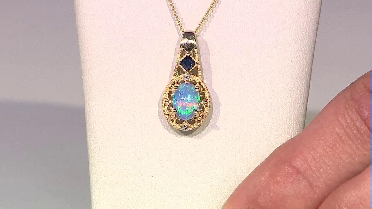 Video Collier en or et Opale Welo AAA