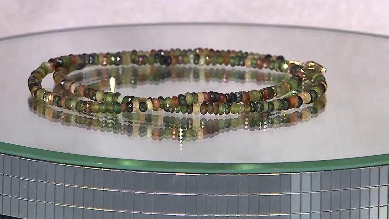Video Collier en argent et Tourmaline du Nigéria