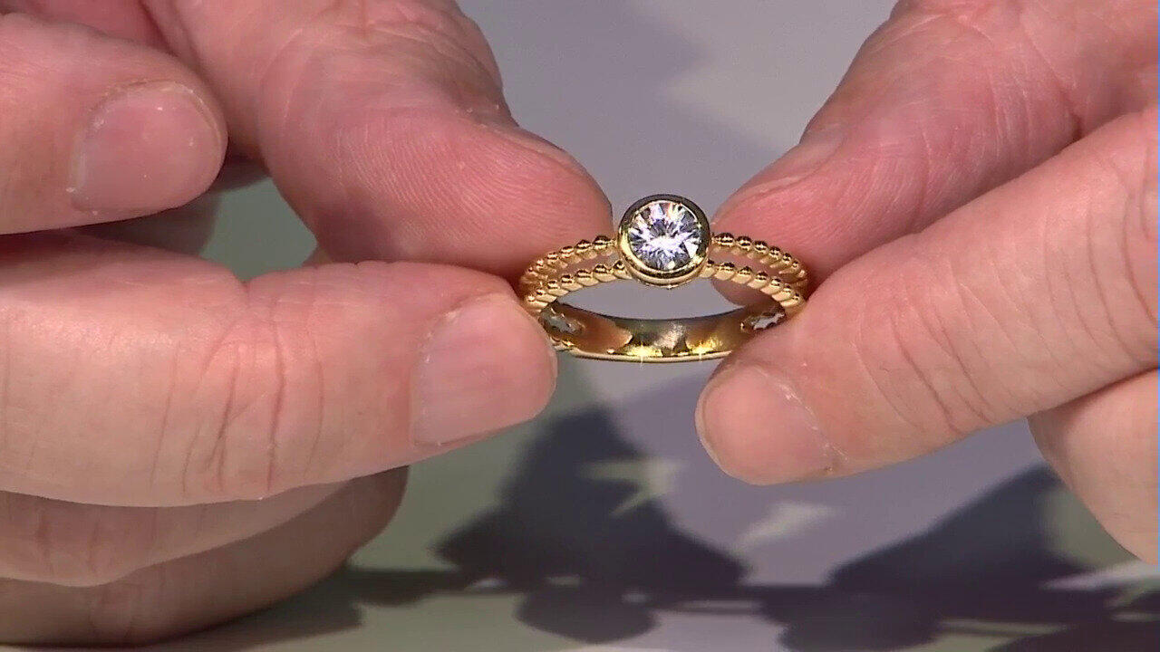 Video Zircon Silver Ring