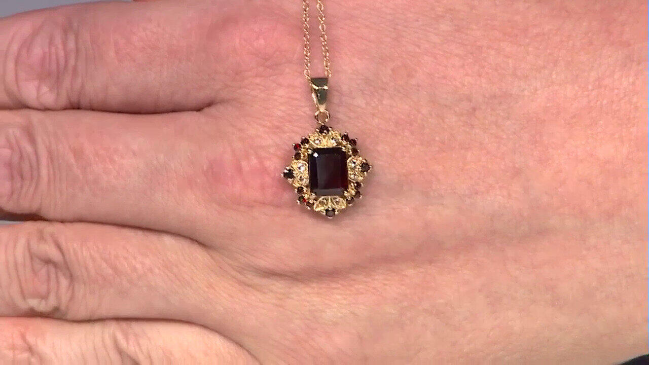 Video Collier en argent et Grenat
