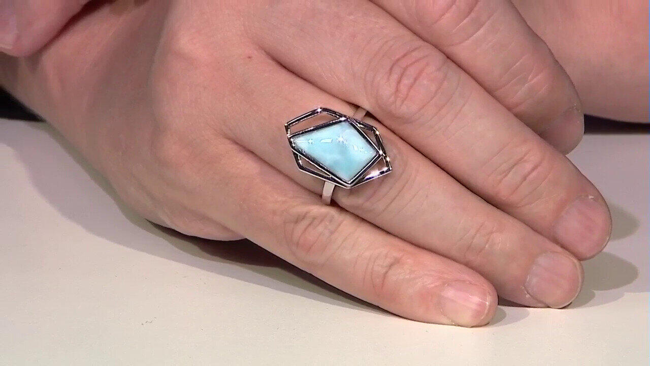Video Larimar Silver Ring