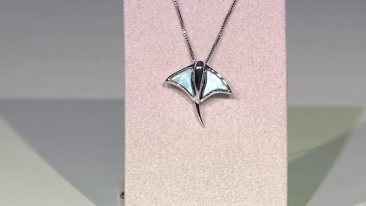 Video Larimar Silver Pendant