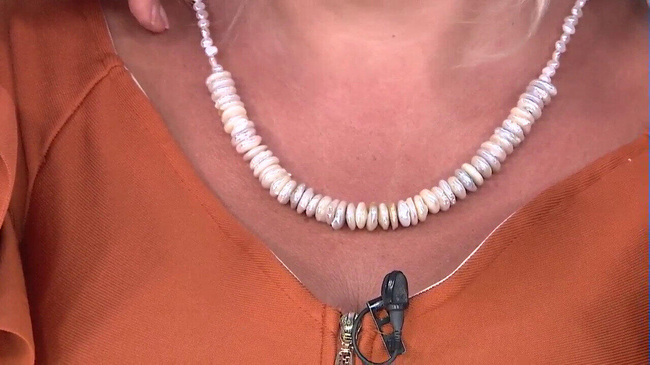 Video Keshi pearl Silver Necklace (TPC)