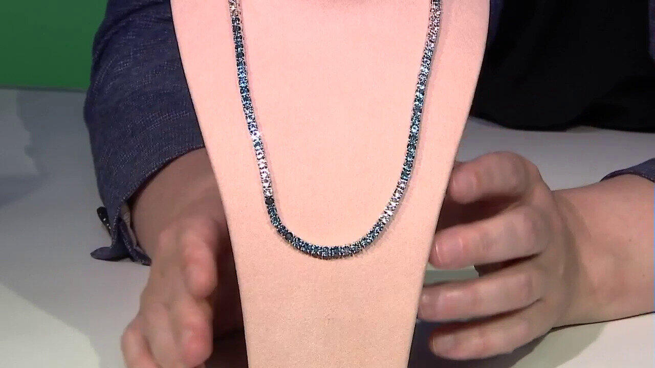 Video Collier en argent et Topaze blanche