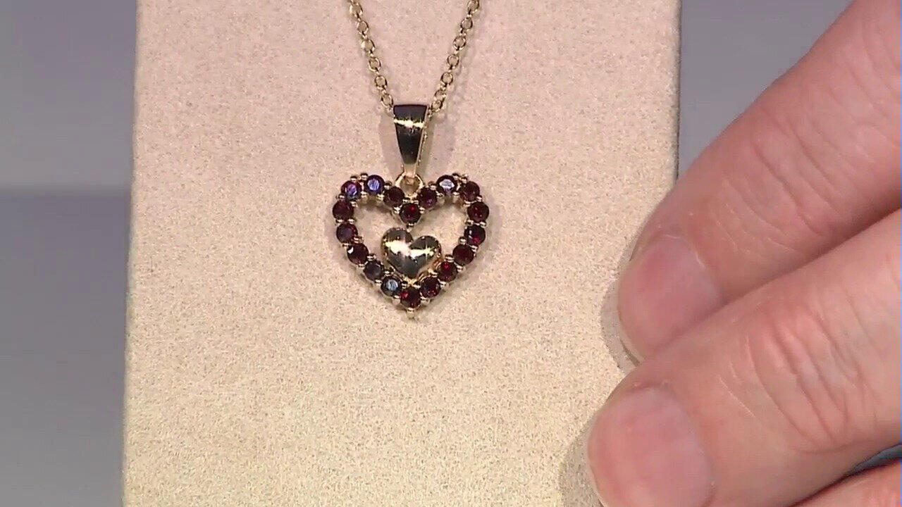 Video Collier en argent et Grenat