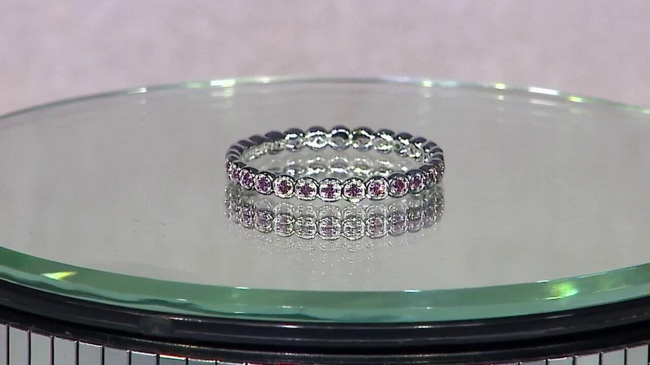 Video Bague en argent et Grenat Rhodolite