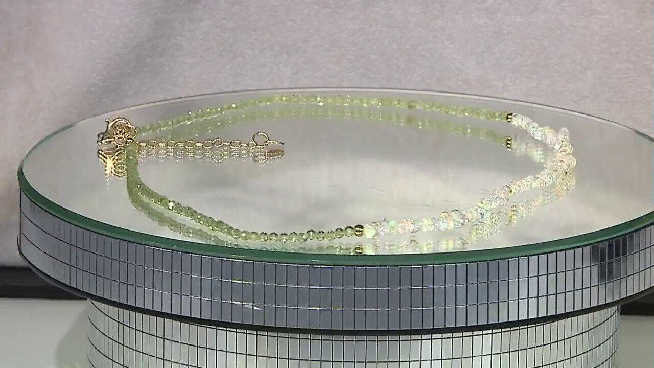 Video Collana in argento con Peridoto