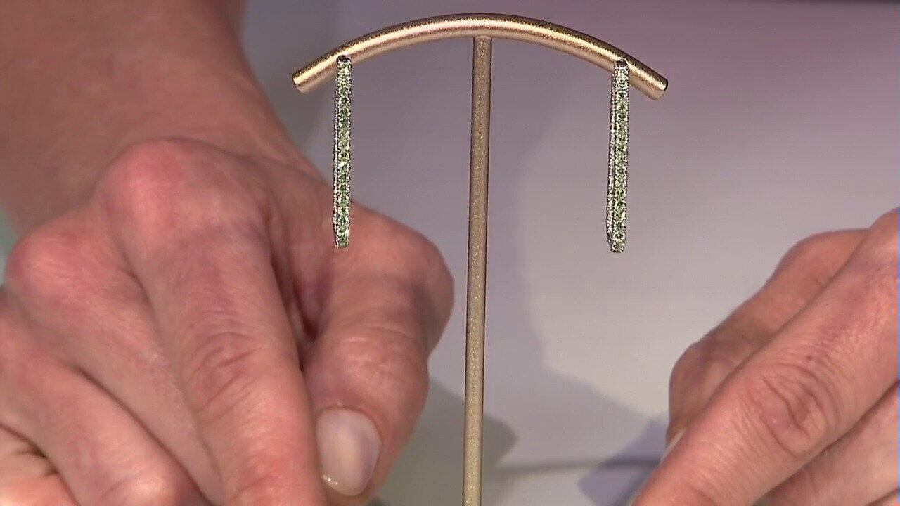 Video Orecchini in argento con Peridoto