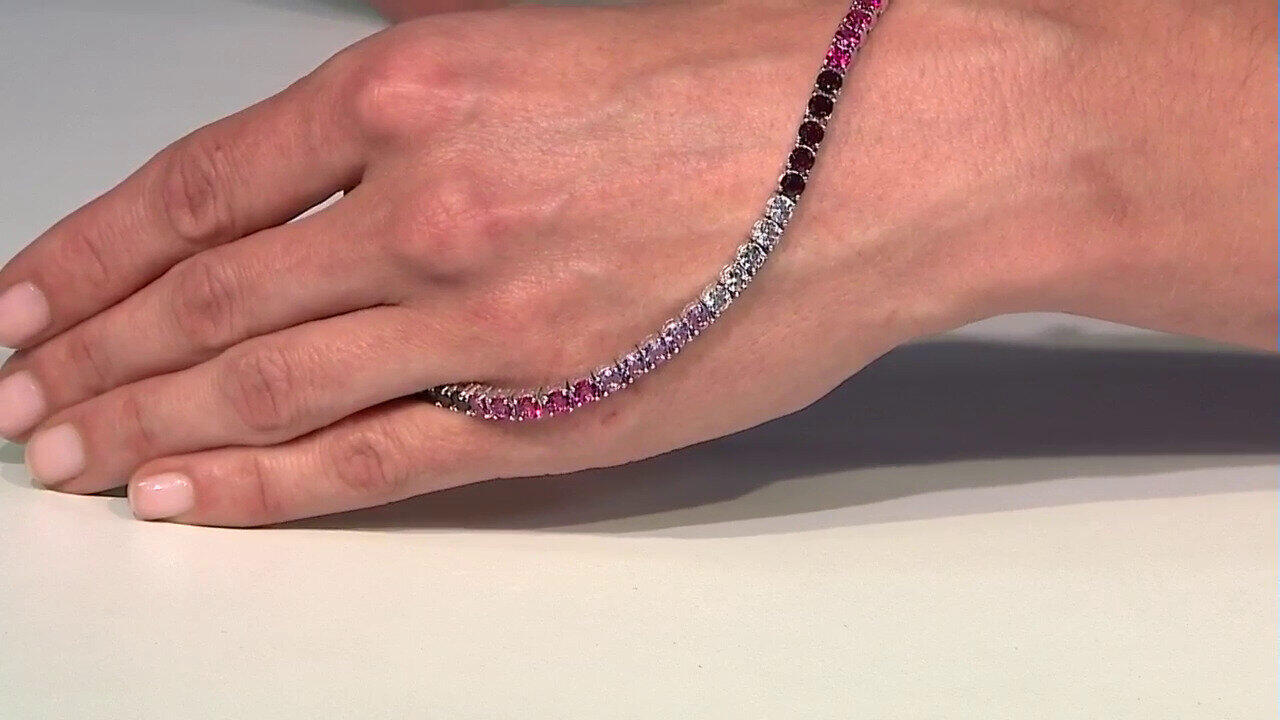 Video Edelstein-Silberarmband