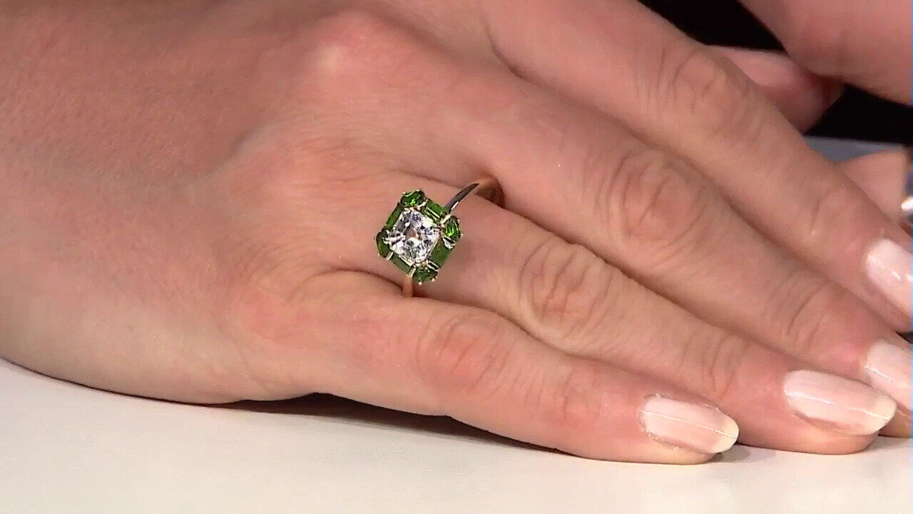 Video Bague en or et Zircon (Adela Gold)
