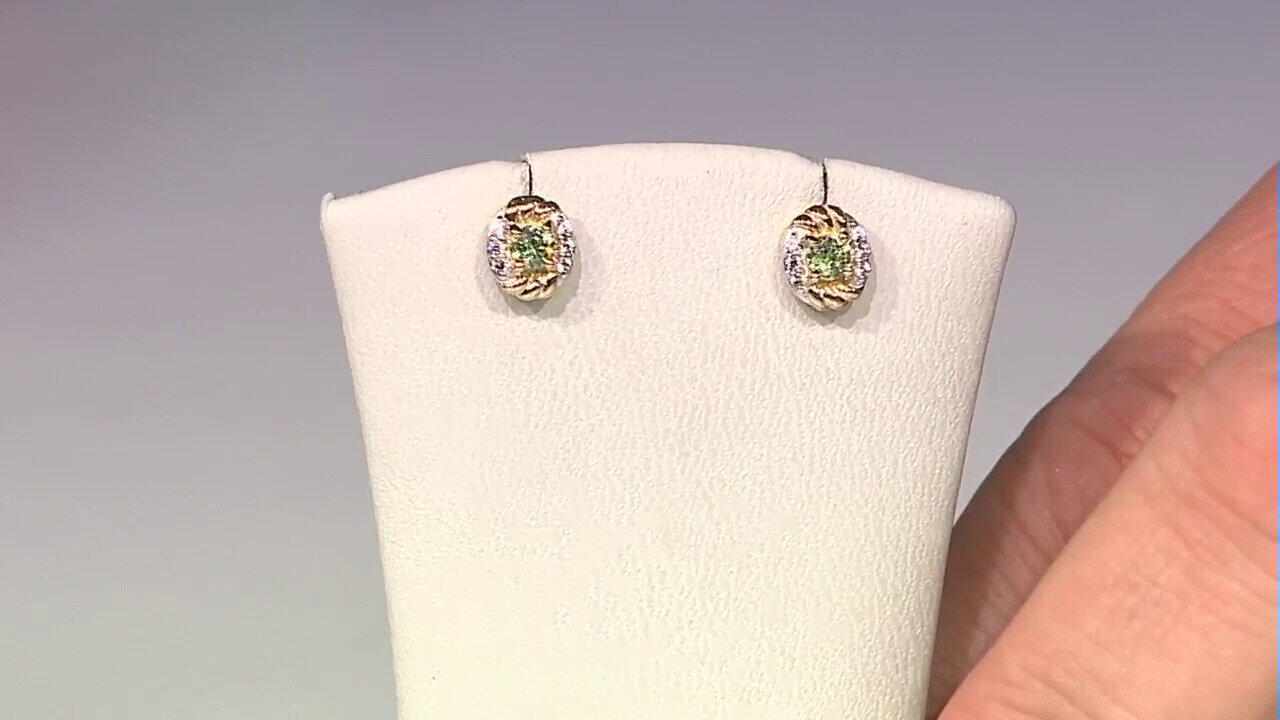 Video 9K Benedito Green Tourmaline Gold Ring (Adela Gold)