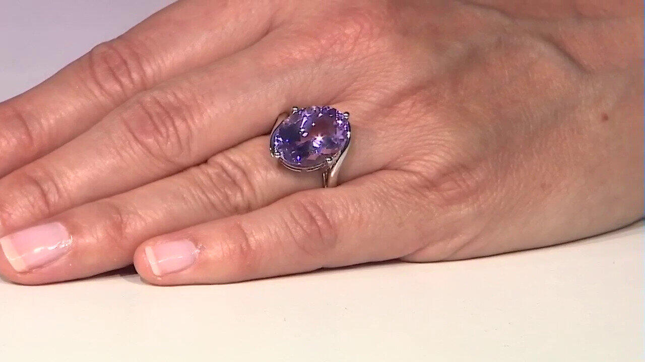 Video Lavendel-Amethyst-Silberring