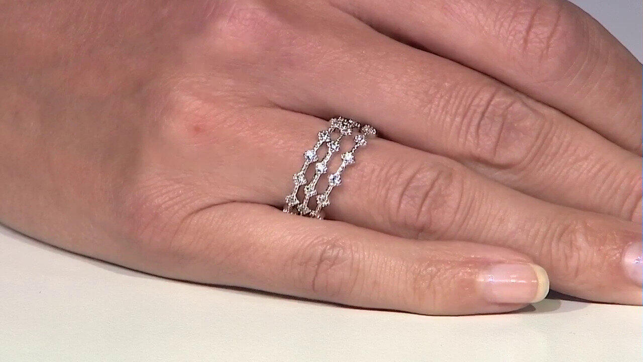 Video Zircon Silver Ring