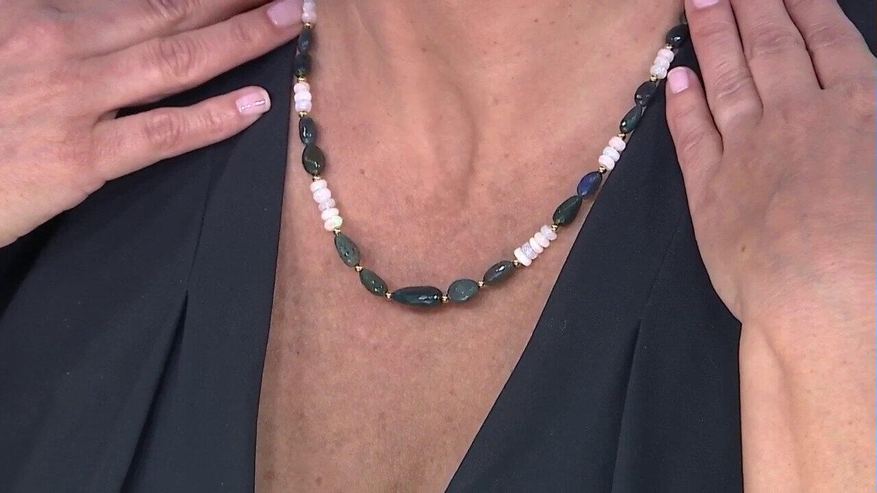 Video Collier en argent et Opale Mezezo