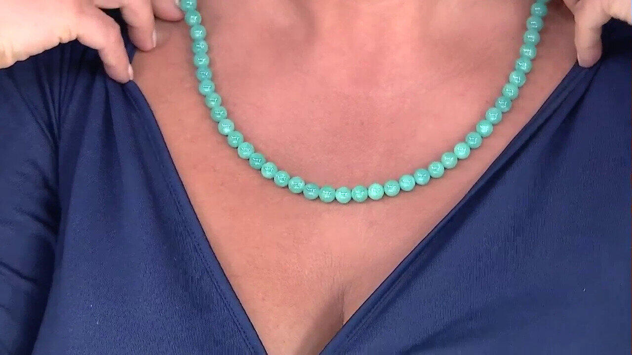 Video Collana in argento con Amazzonite