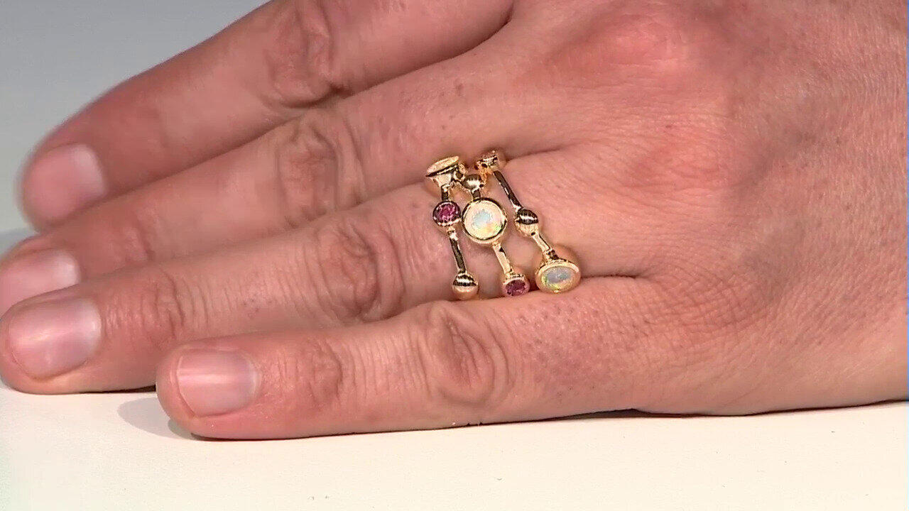 Video Anillo en plata con Ópalo de Welo (MONOSONO COLLECTION)
