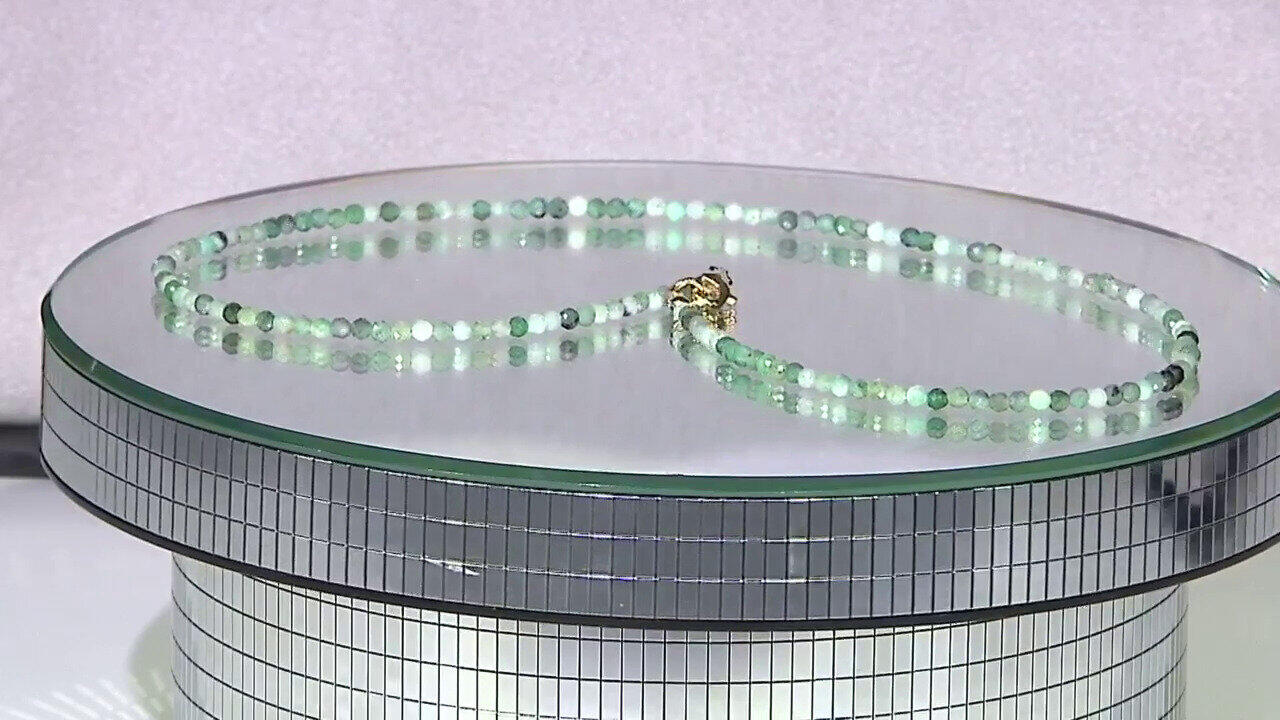 Video Collana in argento con Smeraldo Brasiliano