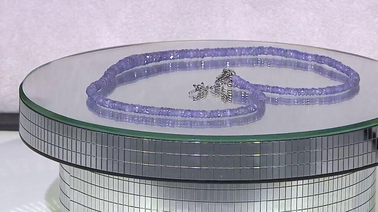 Video Collar en plata con Tanzanita