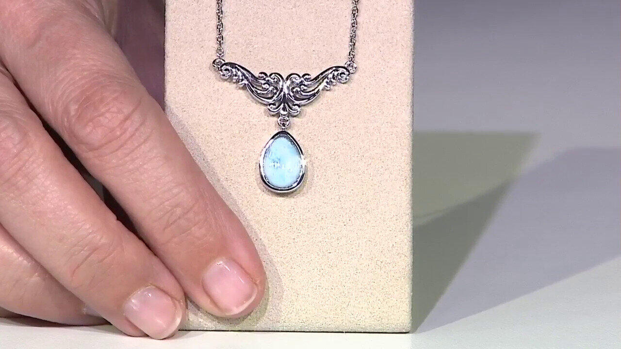 Video Collier en argent et Larimar